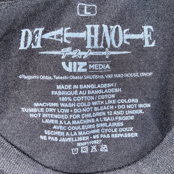 Death Note Anime Tee L Ryuk & Light Yagami UNI​​​ - Picture 4 of 5